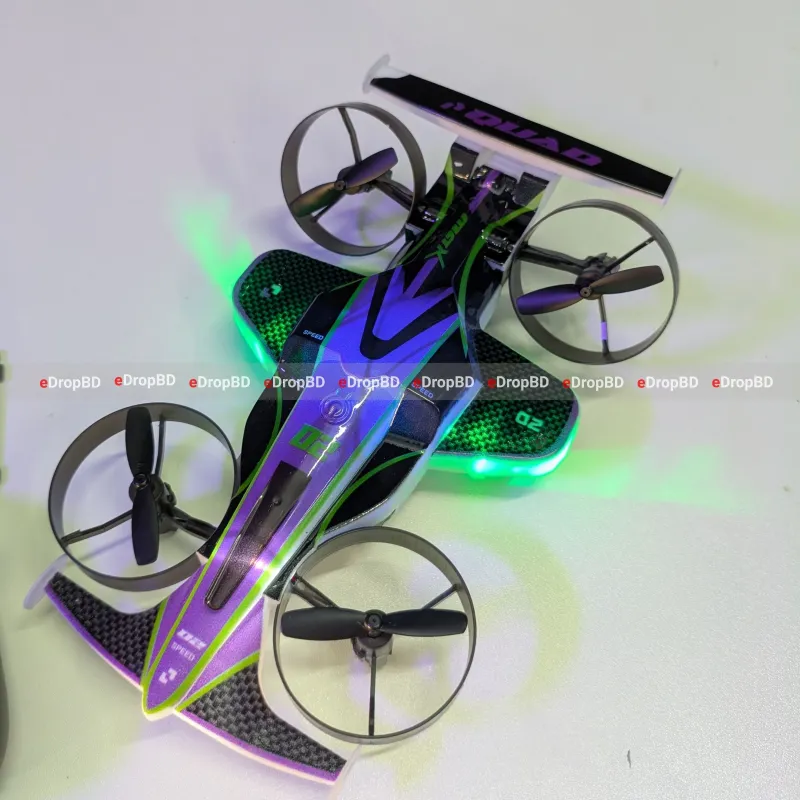 2-in-1 Flying RC Car Drone – Land & Air Stunt Vehicle for Dual-Mode Fun - Best Price in Dhaka