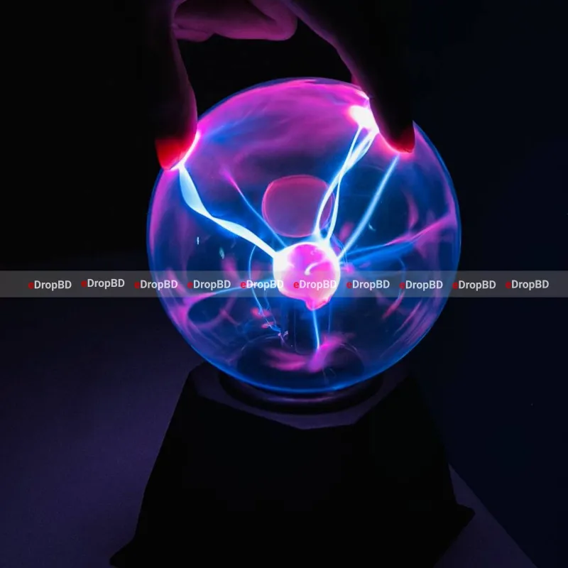 Globe Shape Magic Plasma Ball Light-5 Inch - Magical Products for Kids, Mind Refreshing Product