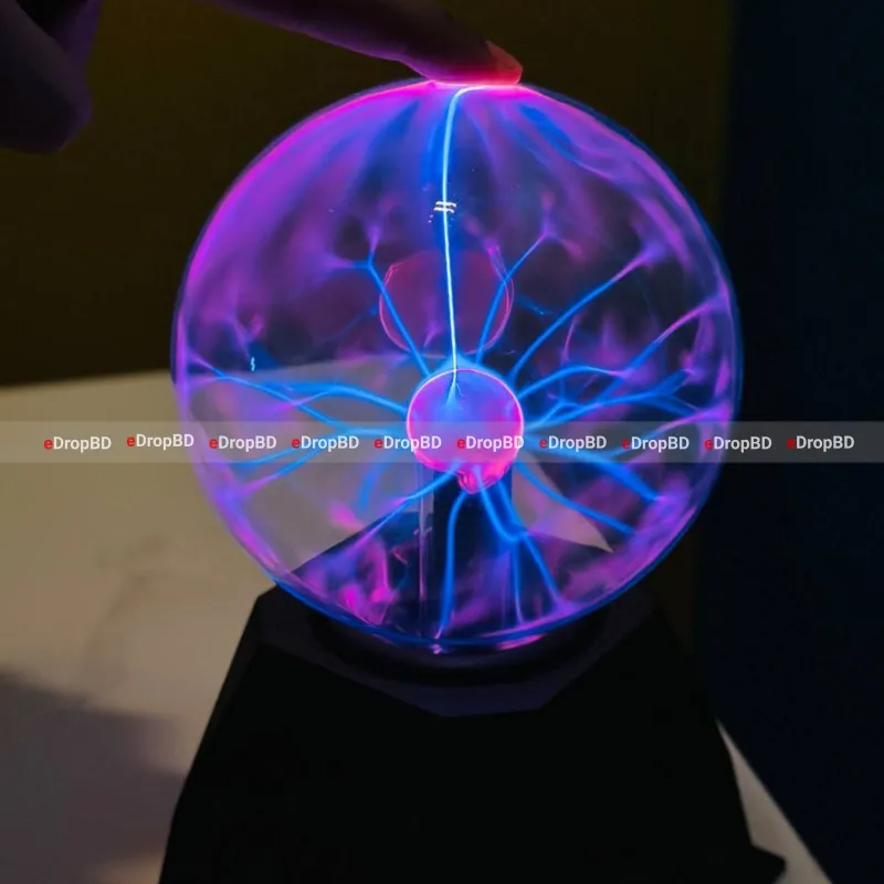 Globe Shape Magic Plasma Ball Light-5 Inch - Magical Products for Kids, Mind Refreshing Product