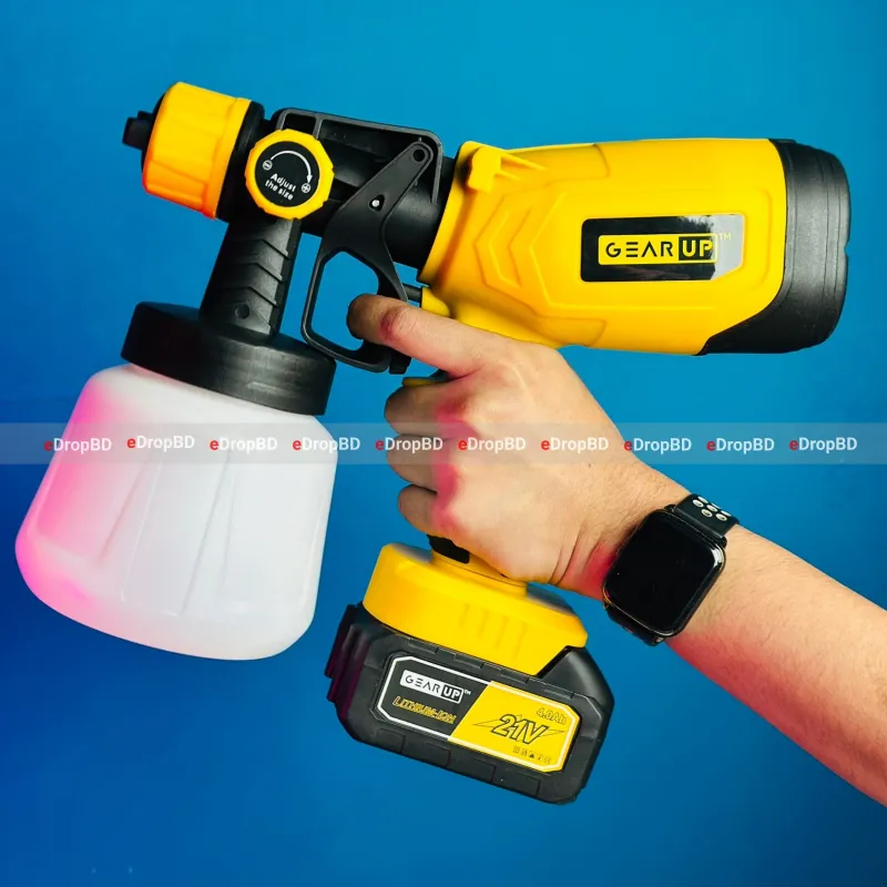 GearUP Rechargeable Cordless Paint Spray Machine - Best Problem Solving Product