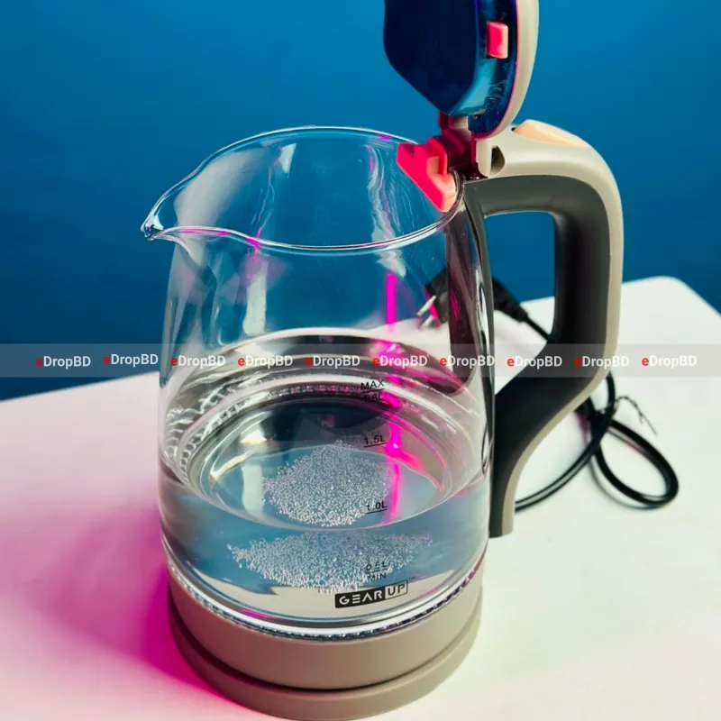 GearUP GK15 Electric Glass Kettle 1.8L (1500W)