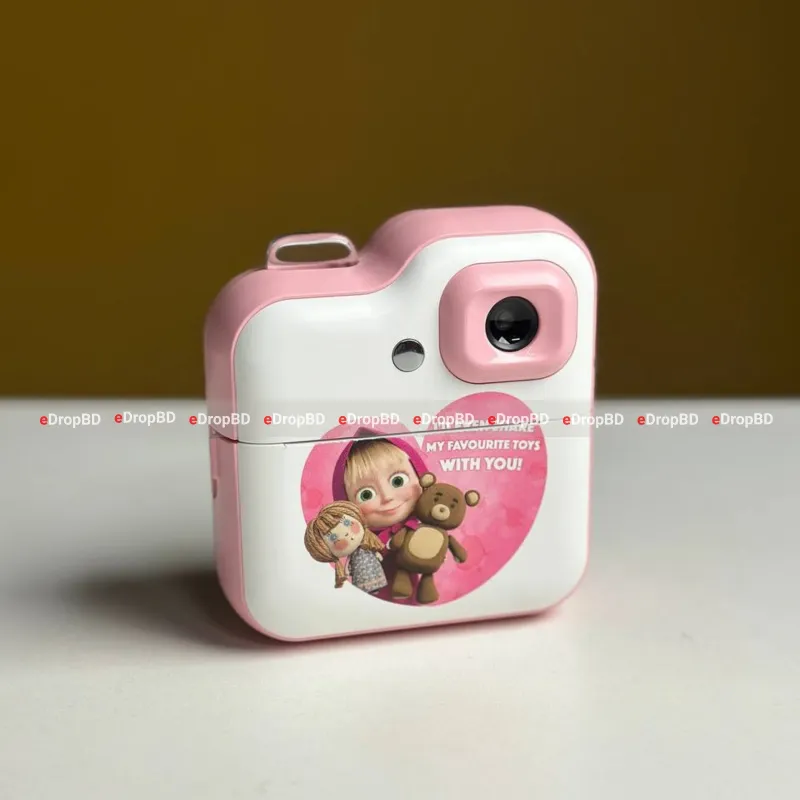 Instant Print Digital Kids Camera Printer – Masha Version