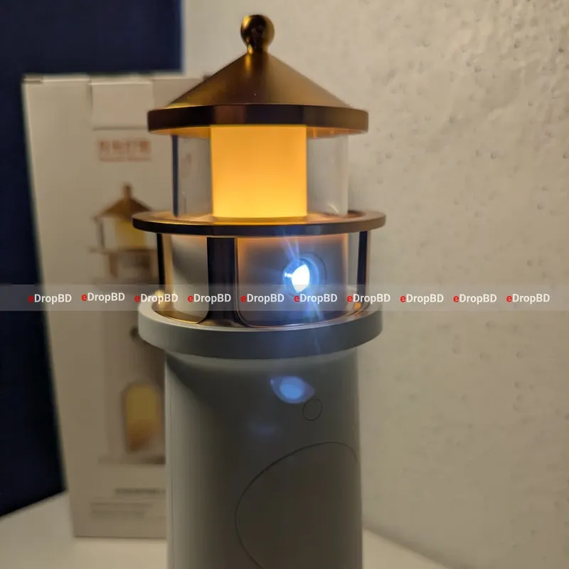 Moon lamp lighthouse with remote - Moon Lamp Projection Lighthouse Night Light